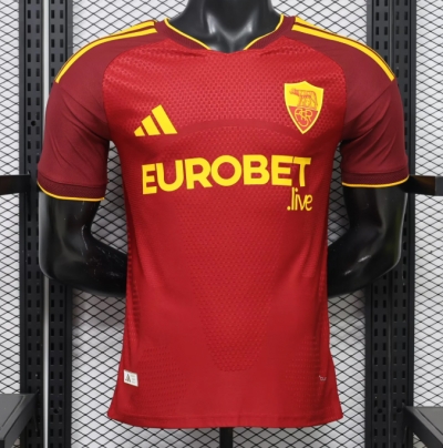 2627 Roma Home Player Version Soccer Jersey